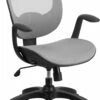 Mid-Back Transparent White Mesh Swivel Task Chair With Seat Slider, Ratchet Back And Arms - By Flash Furniture - Madison Seating 2 Mid-Back Transparent White Mesh Swivel Task Chair With Seat Slider, Ratchet Back And Arms - By Flash Furniture - Madison Seating -furniture Shop Mid Back Transparent White Mesh Swivel Task Chair with Seat Slider Ratchet Back and Arms by Flash Furniture