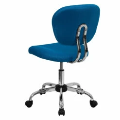 Mid-Back Turquoise Mesh Swivel Task Chair With Chrome Base - By Flash Furniture - Madison Seating 8 Mid-Back Turquoise Mesh Swivel Task Chair With Chrome Base - By Flash Furniture - Madison Seating -furniture Shop Mid Back Turquoise Mesh Swivel Task Chair with Chrome Base by Flash Furniture 2