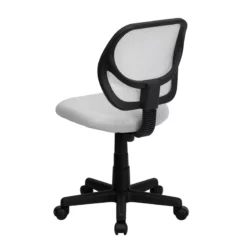 Mid-Back White Mesh Swivel Task Chair - By Flash Furniture - Madison Seating -furniture Shop Mid Back White Mesh Swivel Task Chair by Flash Furniture 2