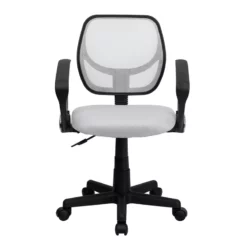 Mid-Back White Mesh Swivel Task Chair With Arms - By Flash Furniture - Madison Seating 15 Mid-Back White Mesh Swivel Task Chair With Arms - By Flash Furniture - Madison Seating -furniture Shop Mid Back White Mesh Swivel Task Chair with Arms by Flash Furniture 6