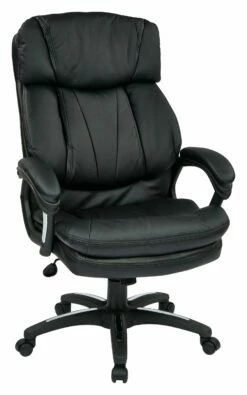 Oversized Faux Leather Executive Chair By Work Smart - Office Star - Madison Seating