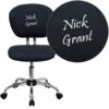 Personalized Mid-Back Gray Mesh Swivel Task Chair With Chrome Base - By Flash Furniture - Madison Seating 2 Personalized Mid-Back Gray Mesh Swivel Task Chair With Chrome Base - By Flash Furniture - Madison Seating -furniture Shop Personalized Mid Back Gray Mesh Swivel Task Chair with Chrome Base by Flash Furniture