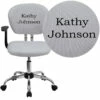 Personalized Mid-Back White Mesh Swivel Task Chair With Chrome Base And Arms - By Flash Furniture - Madison Seating 1 Personalized Mid-Back White Mesh Swivel Task Chair With Chrome Base And Arms - By Flash Furniture - Madison Seating -furniture Shop Personalized Mid Back White Mesh Swivel Task Chair with Chrome Base and Arms by Flash Furniture
