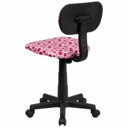 Pink Dot Printed Swivel Task Chair - By Flash Furniture - Madison Seating -furniture Shop Pink Dot Printed Swivel Task Chair by Flash Furniture 2