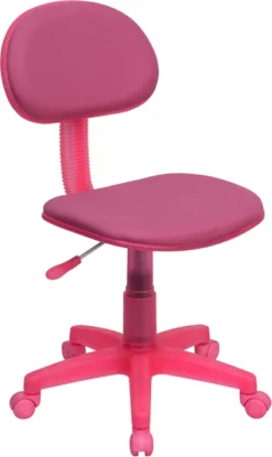 Pink Fabric Swivel Task Chair - By Flash Furniture - Madison Seating