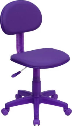 Purple Fabric Swivel Task Chair - By Flash Furniture - Madison Seating
