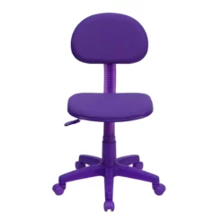 Purple Fabric Swivel Task Chair - By Flash Furniture - Madison Seating -furniture Shop Purple Fabric Swivel Task Chair by Flash Furniture 5