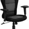 Race Car Inspired Gray And Black Mesh Swivel Task Chair With Bucket Seat And Adjustable Arms - By Flash Furniture - Madison Seating -furniture Shop Race Car Inspired Gray and Black Mesh Swivel Task Chair with Bucket Seat and Adjustable Arms by Flash Furniture