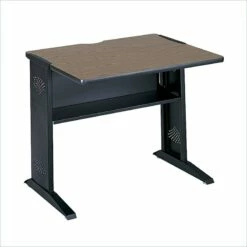 Safco 36"W Reversible Top Computer Desk - Madison Seating