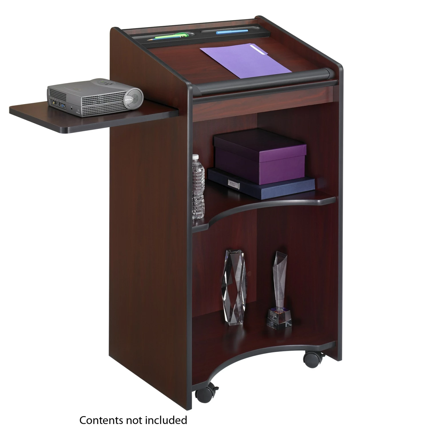 Safco Executive Mobile Lectern - Madison Seating 3 Safco Executive Mobile Lectern - Madison Seating