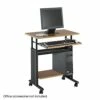 Safco MÜV 28" Adjustable Height Workstation In Cherry - Madison Seating -furniture Shop Safco MUV 28 Adjustable Height Workstation in Cherry