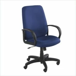 Safco Poise Blue Executive High-Back Office Chair - Madison Seating