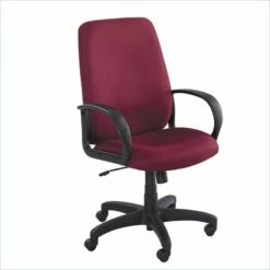 Safco Poise Burgundy Executive High-Back Office Chair - Madison Seating