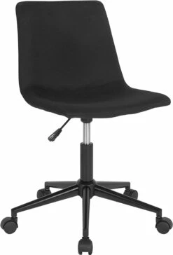 Siena Home And Office Task Chair In Black Fabric By Flash Furniture - Madison Seating