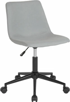 Siena Home And Office Task Chair In Light Gray Fabric By Flash Furniture - Madison Seating