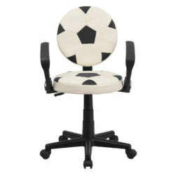 Soccer Swivel Task Chair With Arms - By Flash Furniture - Madison Seating -furniture Shop Soccer Swivel Task Chair with Arms by Flash Furniture 3