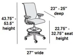 Steelcase Think Drafting Stools With 3D Knit Back - Madison Seating 9 Steelcase Think Drafting Stools With 3D Knit Back - Madison Seating -furniture Shop Steelcase Think Drafting Stools with 3D Knit Back CLONE 2