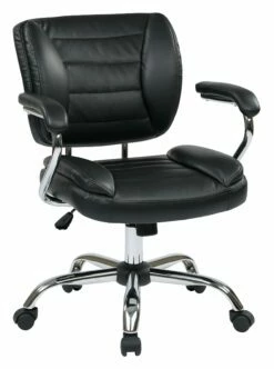 Task Chair Faux Leather By Work Smart - Office Star - Madison Seating