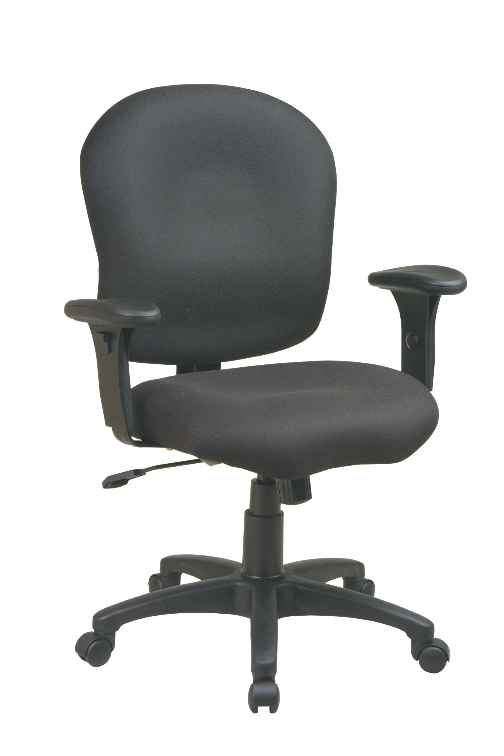 Task Chair With Saddle Seat And Adjustable Soft Padded Arms By Work Smart - Office Star - Madison Seating 3 Task Chair With Saddle Seat And Adjustable Soft Padded Arms By Work Smart - Office Star - Madison Seating