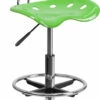 Vibrant Apple Green And Chrome Drafting Stool With Tractor Seat - By Flash Furniture - Madison Seating 1 Vibrant Apple Green And Chrome Drafting Stool With Tractor Seat - By Flash Furniture - Madison Seating -furniture Shop Vibrant Apple Green and Chrome Drafting Stool with Tractor Seat by Flash Furniture