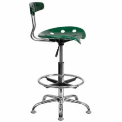 Vibrant Green And Chrome Drafting Stool With Tractor Seat - By Flash Furniture - Madison Seating 11 Vibrant Green And Chrome Drafting Stool With Tractor Seat - By Flash Furniture - Madison Seating -furniture Shop Vibrant Green and Chrome Drafting Stool with Tractor Seat by Flash Furniture 2