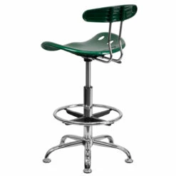 Vibrant Green And Chrome Drafting Stool With Tractor Seat - By Flash Furniture - Madison Seating 13 Vibrant Green And Chrome Drafting Stool With Tractor Seat - By Flash Furniture - Madison Seating -furniture Shop Vibrant Green and Chrome Drafting Stool with Tractor Seat by Flash Furniture 4