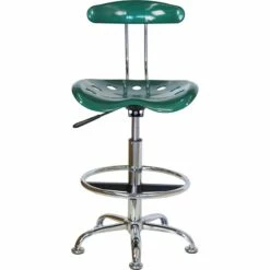 Vibrant Green And Chrome Drafting Stool With Tractor Seat - By Flash Furniture - Madison Seating 14 Vibrant Green And Chrome Drafting Stool With Tractor Seat - By Flash Furniture - Madison Seating -furniture Shop Vibrant Green and Chrome Drafting Stool with Tractor Seat by Flash Furniture 5