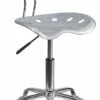 Vibrant Silver And Chrome Swivel Task Chair With Tractor Seat - By Flash Furniture - Madison Seating -furniture Shop Vibrant Silver and Chrome Swivel Task Chair with Tractor Seat by Flash Furniture