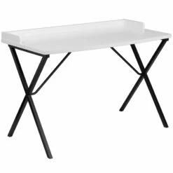White Computer Desk - By Flash Furniture - Madison Seating