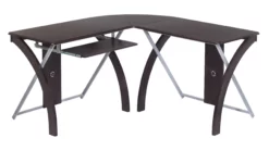 X-Text L-Shaped Computer Desk By OSP Designs - Office Star - Madison Seating